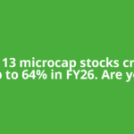 These 13 microcap stocks crashed up to 64% in FY26. Are you
