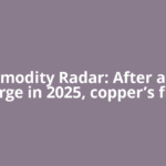 Commodity Radar: After a 62% surge in 2025, copper’s flat
