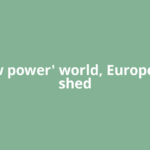 In 'raw power' world, Europe must shed