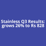 Jindal Stainless Q3 Results: Profit grows 26% to Rs 828