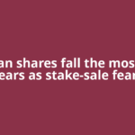 Kalyan shares fall the most in 3 years as stake-sale fears