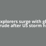 Oil explorers surge with global crude after US storm hit