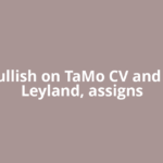 UBS bullish on TaMo CV and Ashok Leyland, assigns