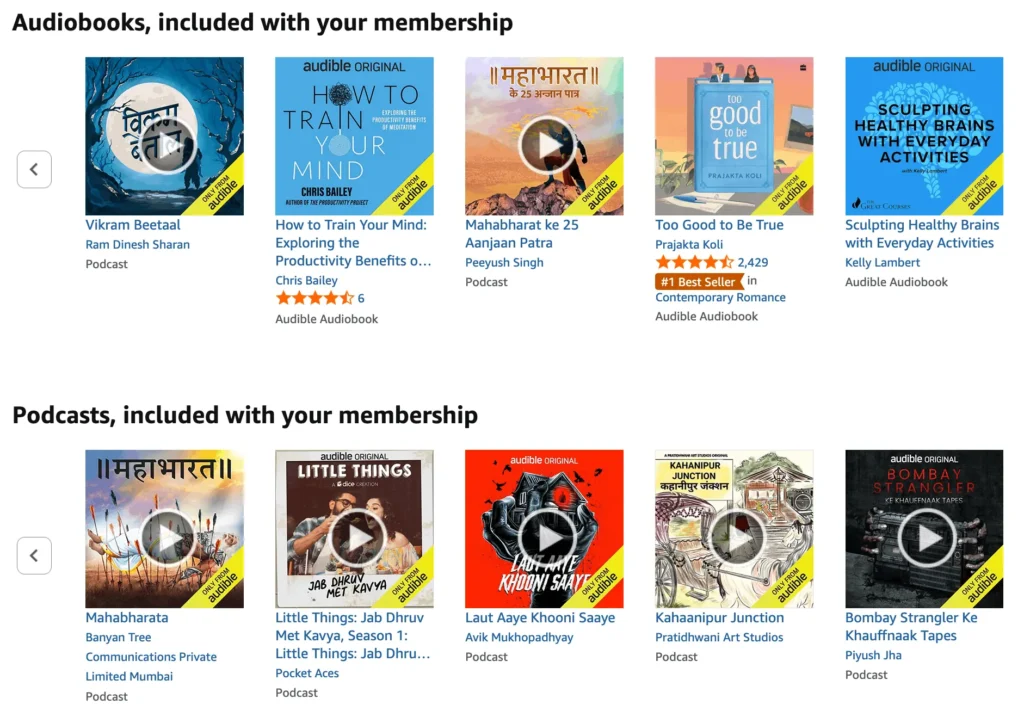 Start Audible 30-day free trial