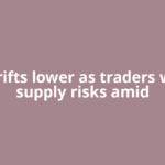 Oil drifts lower as traders weigh supply risks amid