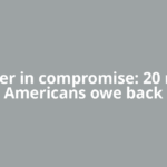 IRS offer in compromise: 20 million Americans owe back