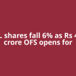 BHEL shares fall 6% as Rs 4,422 crore OFS opens for