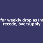 Oil set for weekly drop as Iran risks recede, oversupply