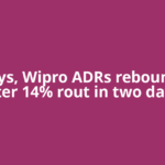 Infosys, Wipro ADRs rebound 4% after 14% rout in two days.
