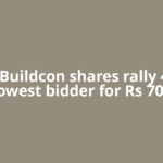 Dilip Buildcon shares rally 4% as lowest bidder for Rs 702