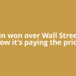 Bitcoin won over Wall Street and now it’s paying the price