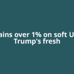 Gold gains over 1% on soft US data, Trump's fresh