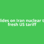 Oil slides on Iran nuclear talks, fresh US tariff