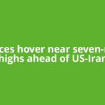 Oil prices hover near seven-month highs ahead of US-Iran