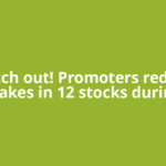 Watch out! Promoters reduce stakes in 12 stocks during