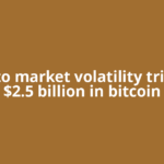 Crypto market volatility triggers $2.5 billion in bitcoin