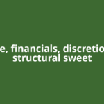 Defence, financials, discretionary in structural sweet