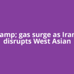 Oil &amp; gas surge as Iran war disrupts West Asian