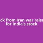 Oil shock from Iran war raises risks for India’s stock