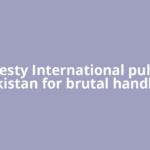 Amnesty International pulls up Pakistan for brutal handling