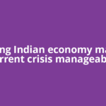 Strong Indian economy makes current crisis manageable: