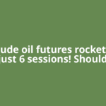 MCX crude oil futures rocket 62% in just 6 sessions! Should