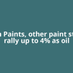 Asian Paints, other paint stocks rally up to 4% as oil
