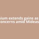 Aluminium extends gains as supply concerns amid Mideast