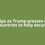 Oil slips as Trump presses other countries to help secure