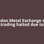 London Metal Exchange says trading halted due to