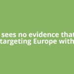 Britain sees no evidence that Iran is targeting Europe with