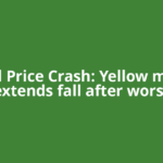 Gold Price Crash: Yellow metal extends fall after worst