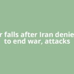 Copper falls after Iran denies talks to end war, attacks