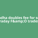 Zerodha doubles fee for some intraday F&amp;O trades to