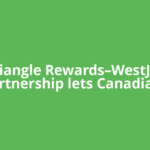 Triangle Rewards–WestJet partnership lets Canadians