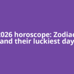 April 2026 horoscope: Zodiac Signs and their luckiest day