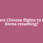 Why are Chinese flights to North Korea resuming?