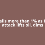 Gold falls more than 1% as Houthi attack lifts oil, dims