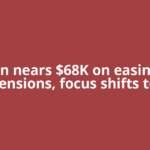 Bitcoin nears $68K on easing Iran tensions, focus shifts to