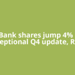 RBL Bank shares jump 4% after exceptional Q4 update, RBI’s