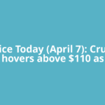 Oil Price Today (April 7): Crude oil hovers above $110 as
