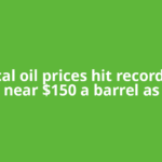 Physical oil prices hit record highs near $150 a barrel as
