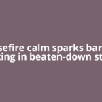 Ceasefire calm sparks bargain hunting in beaten-down stocks