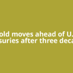 Gold moves ahead of U.S. Treasuries after three decades: