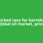 A panicked race for barrels grips global oil market, price