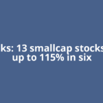 MF Picks: 13 smallcap stocks surge up to 115% in six
