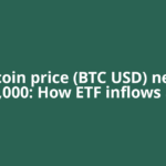 Bitcoin price (BTC USD) nears $80,000: How ETF inflows and