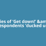 Cries of ‘Get down!’ &amp; correspondents ‘ducked under