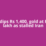 Silver dips Rs 1,400, gold at Rs 1.52 lakh as stalled Iran