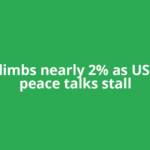 Oil climbs nearly 2% as US-Iran peace talks stall